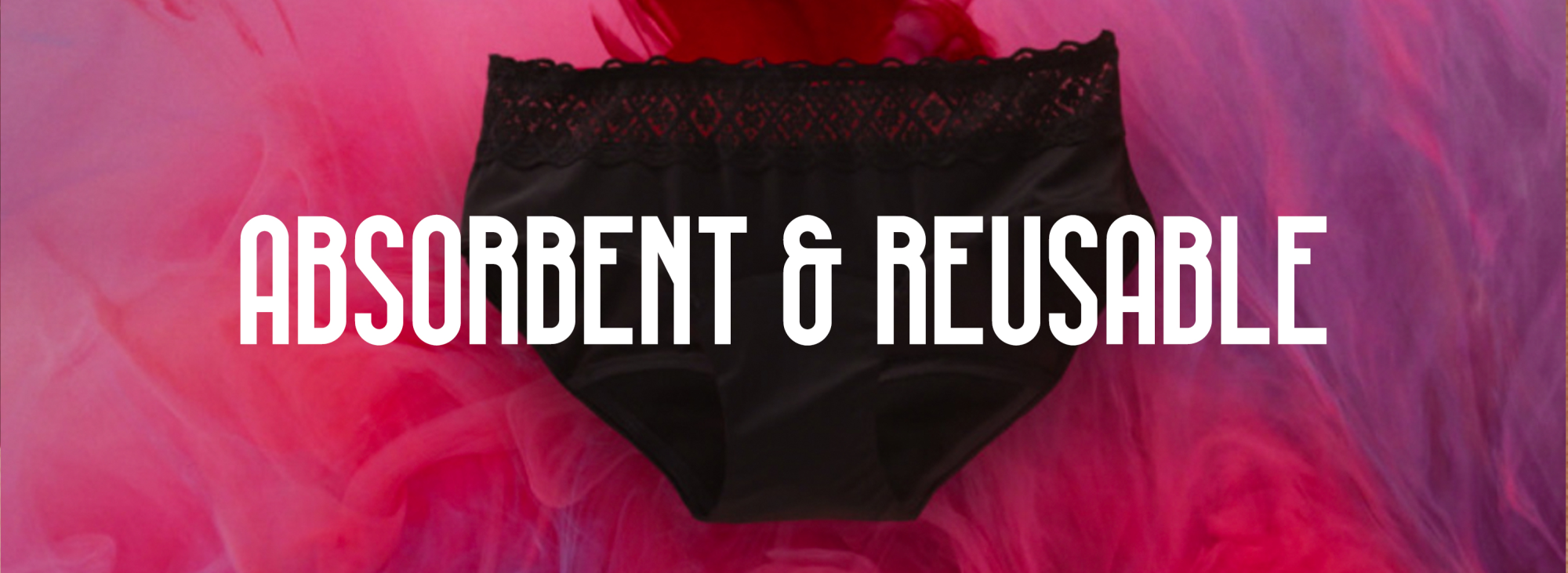 We’ve designed washable period underwear to help us to embrace our bodies and our unpredictable flows. Let your body do its thing and let your underwear do the rest.